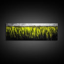 Seaweed Motion, Ocean Canvas Print, Coastal Wall Art, Minimalist Abstract, Green Sea Art, Nature Inspired, Modern Decor, Living Room Art
