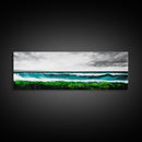 Ocean Waves, Seascape Art, Coastal Decor, Beach House, Framed Canvas Print, Large Wall Art, Modern Nautical, Living Room Art