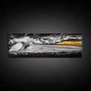 Dramatic, Ocean Wave, Black and White, Canvas Print, Coastal Wall Art, Modern Home Decor, Large Wall Art, Minimalist Art, Bedroom Wall Art