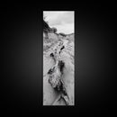 Driftwood, Nature Path, Earthy Decor, Rustic Home Style, Framed Canvas Print, Living Room Wall Art, Natural Landscape Photography
