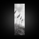 Windy Grasses, Coastal Scene, Tall Grass Field, Autumn Decor, Canvas Print, Farmhouse Style, Dining Room Wall Art, Nature Mood