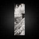 Canyon Cliffs, Desert Rock, Expansive Plateau View, Canvas Print, Living Room Wall Art, Western Decor, Rustic Landscape, Nature Photography