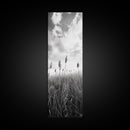 Wild Grass Field, Windswept Plains Scene, Minimalist Nature, Framed Canvas Print, Boho Bedroom Art, Modern Office Wall Art, Rustic Charm