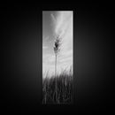 Solitary Grass Print, Minimalist Field Art, Tall Grass Photography, Rustic Bedroom Wall Decor, Framed Canvas Print, Fall Nature Vibe