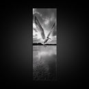 Soaring Bird, Ocean Wings, Nature Flight, Sky Spirit, Canvas Print, Coastal Wall Art, Beach House Decor, Modern Bird Photography