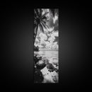 Tropical Beach, Palm Trees, Ocean Breeze, Framed Canvas Print, Coastal Living Wall Art, Minimalist Beach House Decor, Island Vibe Photography