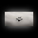 Autumn Leaf, Tranquil Water, Floating Serenity, Soft Tones Nature Art, Canvas Print, Fall Bedroom Wall Art, Minimalist Style
