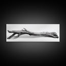 Driftwood Closeup, Minimal Nature Print, Scandinavian Neutral Decor, Framed Canvas Print, Modern Wall Art, Organic Texture Style