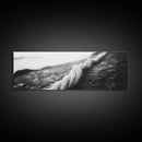 Rope Detail, Coastal Texture, Closeup Knot, Framed Canvas Print, Nautical Wall Decor, Minimalist Wall Art, Beach Home Accent, Ocean Print