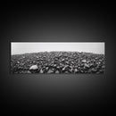 Rock Hill, Stone Texture, Natural Abstract, Canvas Print, Minimalist Wall Art, Monochrome Decor, Modern Entryway Art, Hallway Print