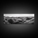 Volcanic Moss, Rugged Terrain, Icelandic Landscape, Wild Nature Scene, Canvas Print, Earthy Tones, Entryway Wall Art, Minimalist Adventure Art