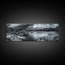 Stormy River Valley, Dramatic Landscape Art, Nature Wall Decor, Framed Canvas Print, Rustic Cabin Decor, Autumn Living Room Artwork
