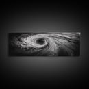 Ocean Vortex, Surreal Motion, Abstract Water, Canvas Print, Modern Coastal Decor, Bathroom Wall Art, Minimalist Abstract Photography