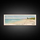 Cabbage Beach, Paradise Island, Bahamas Watercolor Beach Print, Vacation Gift, Paradise Island, Bahamas Wall Art, Framed Canvas Print, Framed Beach Painting