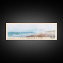 Dunwich Beach, United Kingdom Watercolor Beach Print, Vacation Gift, United Kingdom Wall Art, Framed Canvas Print, Framed Beach Painting