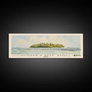 Glover’s Reef Atoll, Belize Watercolor Beach Print, Vacation Gift, Belize Wall Art, Beach Painting, Beach Decor, Beach Painting