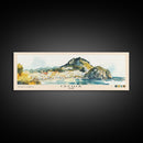 Ischia, Italy Watercolor Beach Print, Vacation Gift, Italy Wall Art, Beach Painting, Beach Decor, Beach Painting