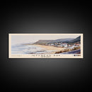 Jeffreys Bay, South Africa Watercolor Print, Vacation Gift, South Africa Wall Art, Beach Painting, Beach Decor, Large Wall Art, Wood Frame Art