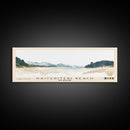 Kaiteriteri Beach, New Zealand Watercolor Beach Print, Vacation Gift, New Zealand Wall Art, Framed Canvas Print, Framed Beach Painting