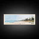 Lazy Beach, Cambodia Watercolor Beach Print, Vacation Gift, Cambodia Wall Art, Beach Painting, Beach Decor, Beach Painting