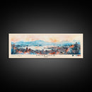 Miyajima, Japan Watercolor Print, Vacation Gift, Japan Wall Art, Beach Painting, Beach Decor, Large Wall Art, Wood Frame Art