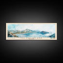 Palaui Island, Philippines Watercolor Print, Vacation Gift, Philippines Wall Art, Beach Painting, Beach Decor, Large Wall Art, Wood Frame Art