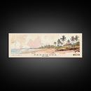 Passikuda, Sri Lanka Watercolor Beach Print, Vacation Gift, Sri Lanka Wall Art, Beach Painting, Beach Decor, Beach Painting