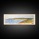 Prince Edward Island, Canada Watercolor Print, Vacation Gift, Canada Wall Art, Beach Painting, Beach Decor, Large Wall Art, Wood Frame Art