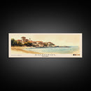 Sozopol, Bulgaria Watercolor Beach Print, Vacation Gift, Bulgaria Wall Art, Framed Canvas Print, Framed Beach Painting