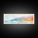 Zakynthos/Zante, Greece Watercolor Print, Vacation Gift, Greece Wall Art, Beach Painting, Beach Decor, Large Wall Art, Wood Frame Art