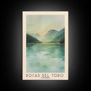 Bocas del Toro , Panamá Watercolor Beach Print, Vacation Gift, Panamá Wall Art, Framed Canvas Print, Framed Beach Painting