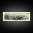 Alicante Spain Travel Art, City Art, Framed Canvas Print or Metal Wall Art, Europe Travel Poster, Panoramic Wall Art, Extra Wide Wall Art