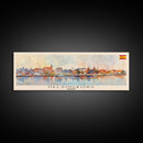 Helsingborg Sweden Travel Print Wall Art, Panoramic City Art, Travel Art, Wall Decor, Vacation Gift, Framed Canvas Print Or Metal Art