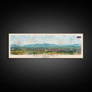 Kecskemet Hungary Wall Art, Panoramic Travel Poster, Panoramic Framed Canvas Print, City Wall Art, Wall Hanging Home Decor, Travel Art