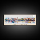 Lappeenranta Finland Panoramic Travel Poster, Framed Canvas Print or Metal Wall Art, Travel Art, Home Decor, Panoramic Painting, Midcentury Art