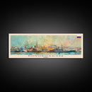 Novorossiysk Russia Wall Art, Panoramic Travel Poster, Panoramic Framed Canvas Print, City Wall Art, Wall Hanging Home Decor, Travel Art