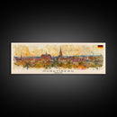 Nuremberg Germany Travel Art, City Art, Framed Canvas Print or Metal Wall Art, Europe Travel Poster, Panoramic Wall Art, Extra Wide Wall Art