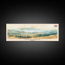 Tatabanya Hungary Travel Print Wall Art, Panoramic City Art, Travel Art, Wall Decor, Vacation Gift, Framed Canvas Print Or Metal Art