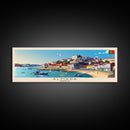 Almada  Portugal Travel Art, City Art, Framed Canvas Print or Metal Wall Art, Europe Travel Poster, Panoramic Wall Art, Extra Wide Wall Art