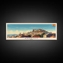 Badajoz Spain Wall Art, Panoramic Travel Poster, Panoramic Framed Canvas Print, City Wall Art, Wall Hanging Home Decor, Travel Art