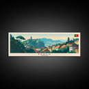 Braga Portugal Travel Art, City Art, Framed Canvas Print or Metal Wall Art, Europe Travel Poster, Panoramic Wall Art, Extra Wide Wall Art