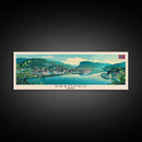 Drammen Norway Travel Print Wall Art, Panoramic City Art, Travel Art, Wall Decor, Vacation Gift, Framed Canvas Print Or Metal Art