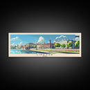 Lipetsk Russia Wall Art, Panoramic Travel Poster, Panoramic Framed Canvas Print, City Wall Art, Wall Hanging Home Decor, Travel Art