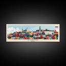 Lublin Poland Travel Print Wall Art, Panoramic City Art, Travel Art, Wall Decor, Vacation Gift, Framed Canvas Print Or Metal Art