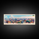 Luhansk Ukraine Wall Art, Panoramic Travel Poster, Panoramic Framed Canvas Print, City Wall Art, Wall Hanging Home Decor, Travel Art