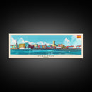 Malmo Sweden Travel Art, City Art, Framed Canvas Print or Metal Wall Art, Europe Travel Poster, Panoramic Wall Art, Extra Wide Wall Art