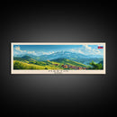Martin Slovakia Travel Art, City Art, Framed Canvas Print or Metal Wall Art, Europe Travel Poster, Panoramic Wall Art, Extra Wide Wall Art