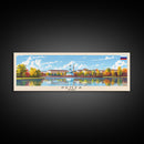 Penza Russia Wall Art, Panoramic Travel Poster, Panoramic Framed Canvas Print, City Wall Art, Wall Hanging Home Decor, Travel Art