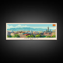 Sabadell Spain Travel Print Wall Art, Panoramic City Art, Travel Art, Wall Decor, Vacation Gift, Framed Canvas Print Or Metal Art