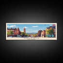 Sheffield United Kingdom Wall Art, Panoramic Travel Poster, Panoramic Framed Canvas Print, City Wall Art, Wall Hanging Home Decor, Travel Art